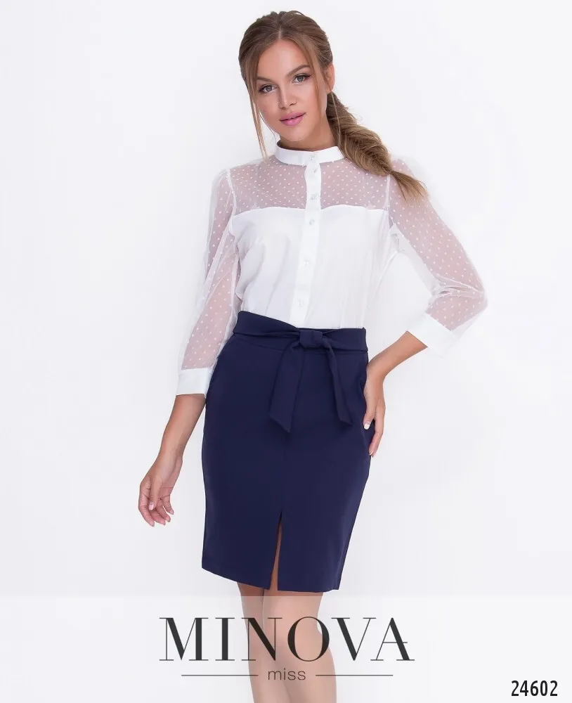 Юбка 1104-синий Minova