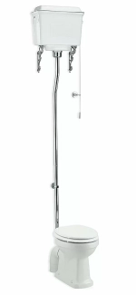 Унитаз Burlington P2-T59 WHI с высоким бачком