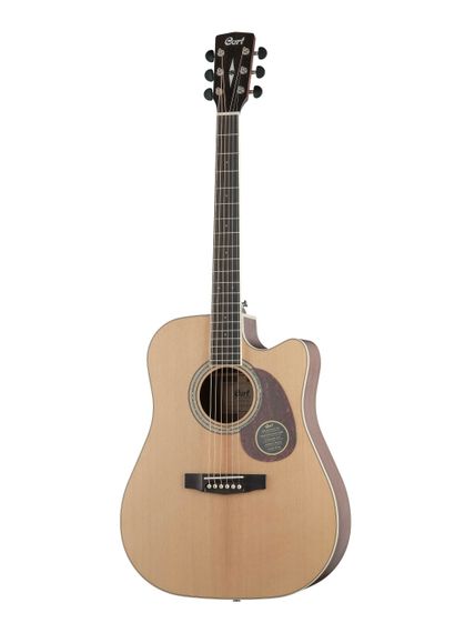 Cort MR710F-NS-WBAG MR Series - электро-акустическая гитара, с вырезом, цвет нат. матовый, чехол