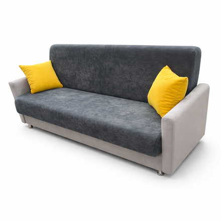 Диван прямой "Канди" без пружин серый