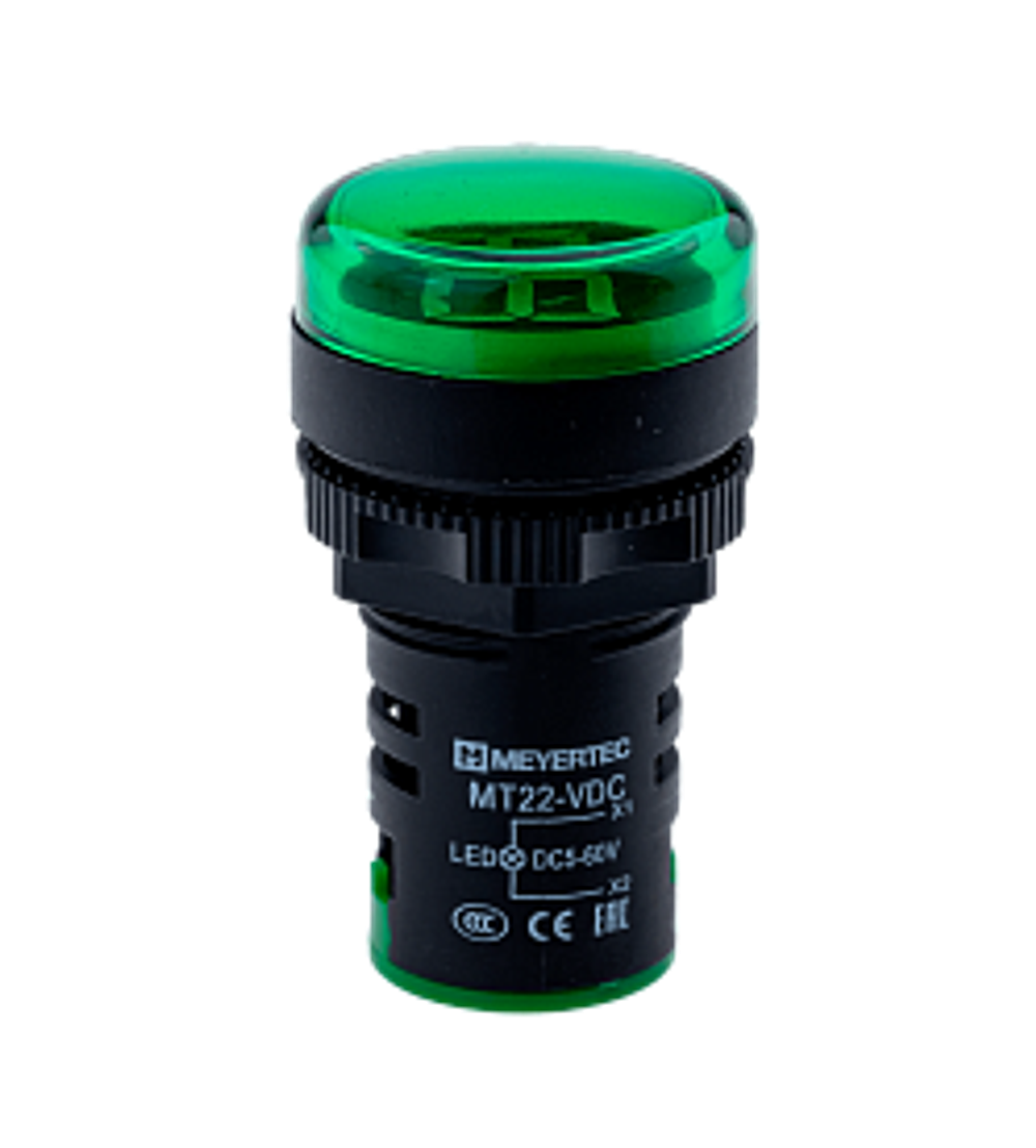 Индикатор напряжения, 5-60V DC, зеленый, MT22-VDC3 арт.:107385