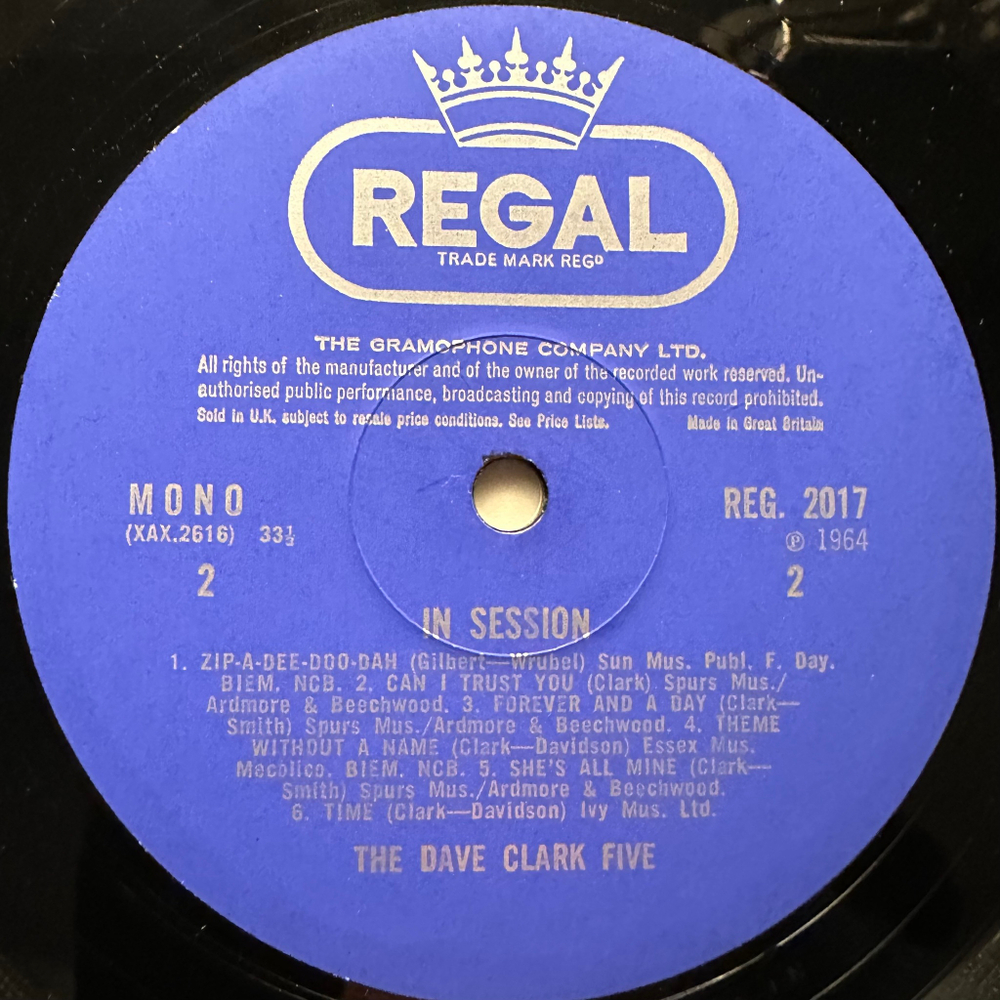 The Dave Clark Five - In Session (Англия)