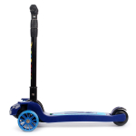 Самокат 3-х колесный, свет, звук, 03Д (синий)