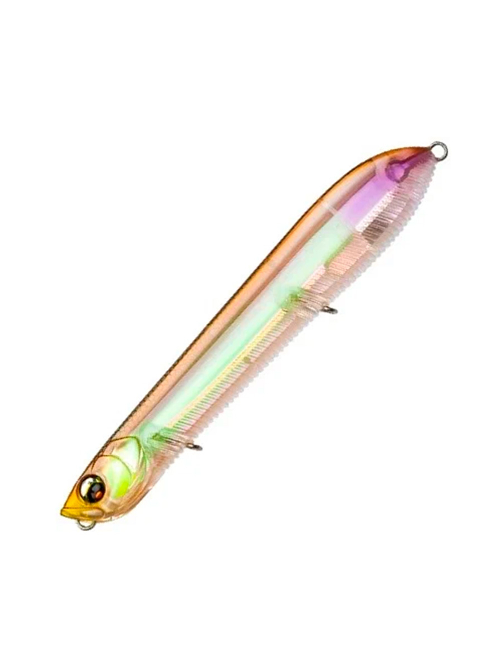 Воблер для рыбалки Duel L-Bass Pencil Popper 110F F1237 #HWS, 110 мм, 15 г, медленно всплывающий, волкер