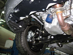 Защита картера двигателя, КПП (2 мм, сталь) для Toyota Yaris 2007-2012 Sheriff.24.0884 CP