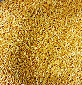 Посыпка  вермишель золотая 100 гр