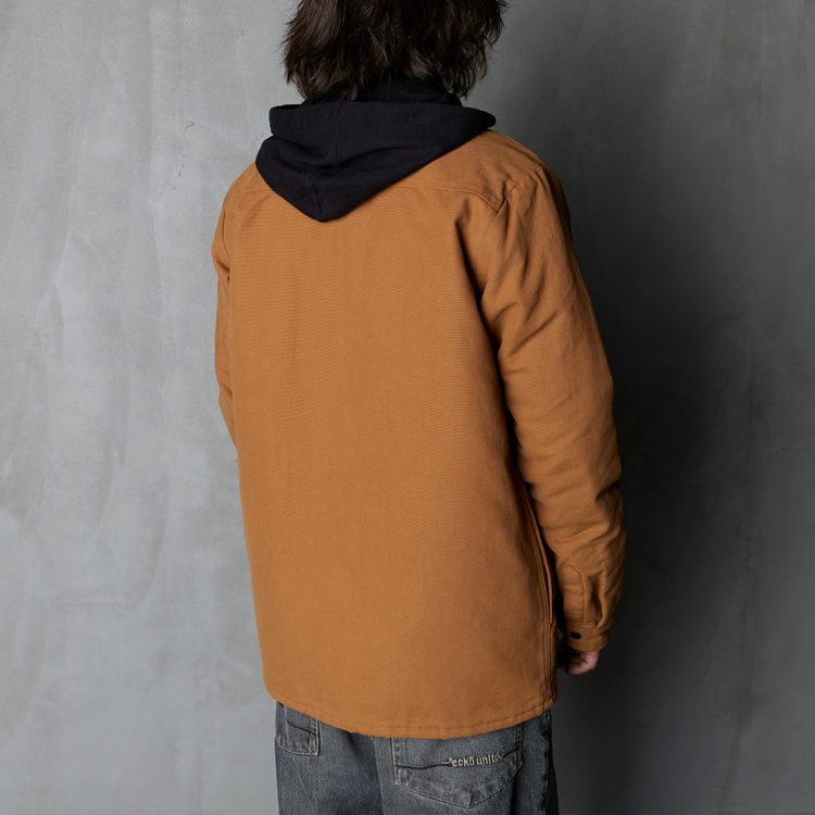 Куртка мужская Dickies Skateboarding Duck Shirt Jacket артикул:TJSK5-brown - купить в магазине Дайс
