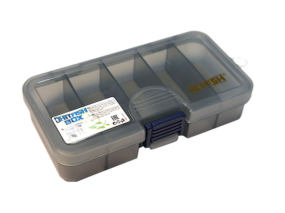Коробка HitFish HFBOX-1331C рыболовная 5 отделений 135х77х31мм