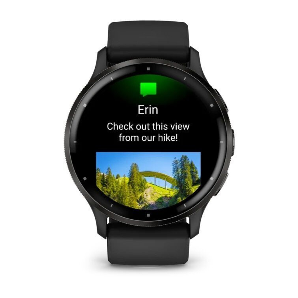 Умные часы Garmin Venu 3 черные с серым безелем