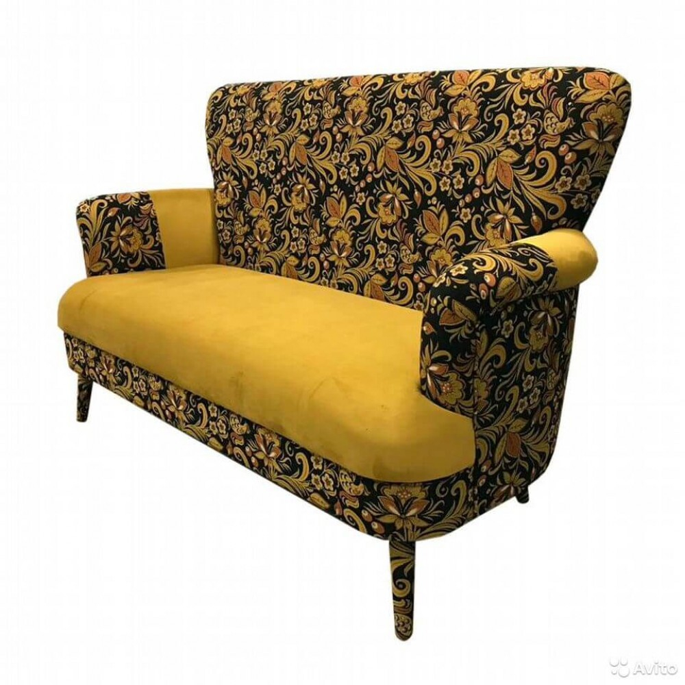 Гобелен Этника Хохлома черная