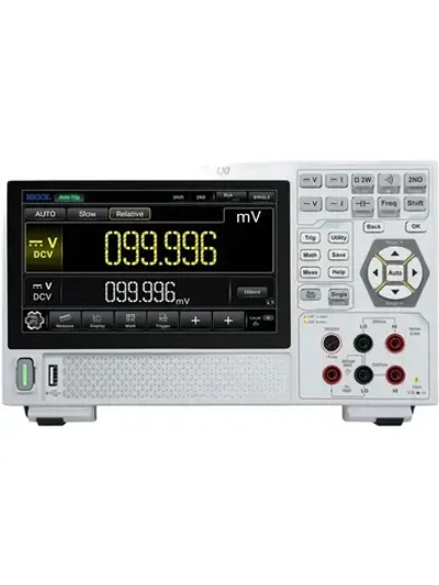 Цифровой настольный мультиметр RIGOL DM858E с 5,5-битным разрешением 80 rdgs, точность 0,06% постоянного тока, объем памяти 20 000