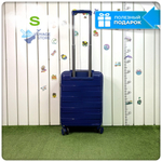 Маленький чемодан Mironpan Model B, Темно-синий, S