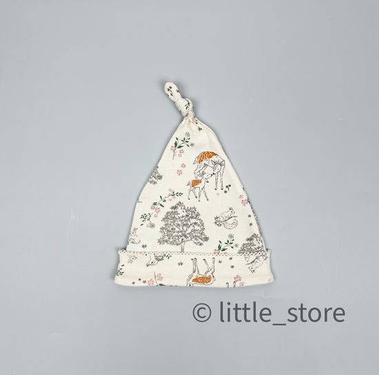 Шапочка однослойная "Олененок в лесу"