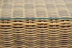 "Боно" журнальный столик из искусственного ротанга, цвет соломенный