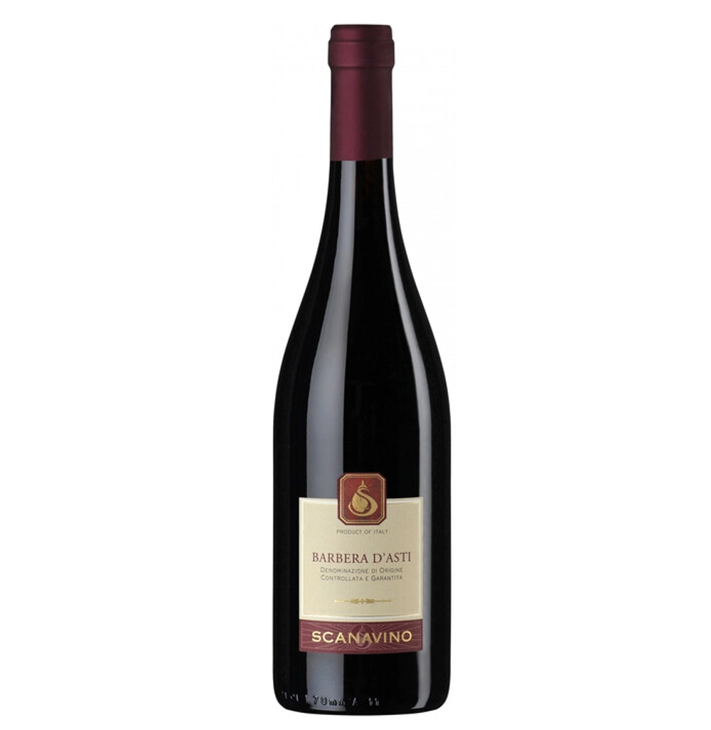 Scanavino Barbera d'Asti DOCG 2019 0,75 л.