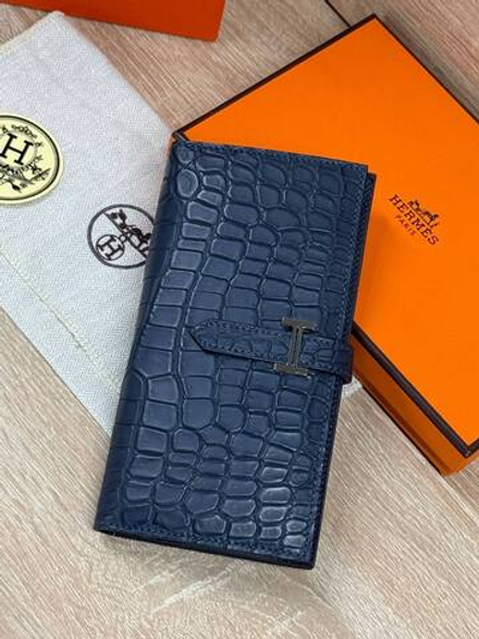 Кошелек Hermes из кожи крокодила
