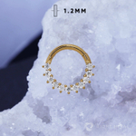 Кликер Glory Mini Crystal PVD Yellow 1.2мм