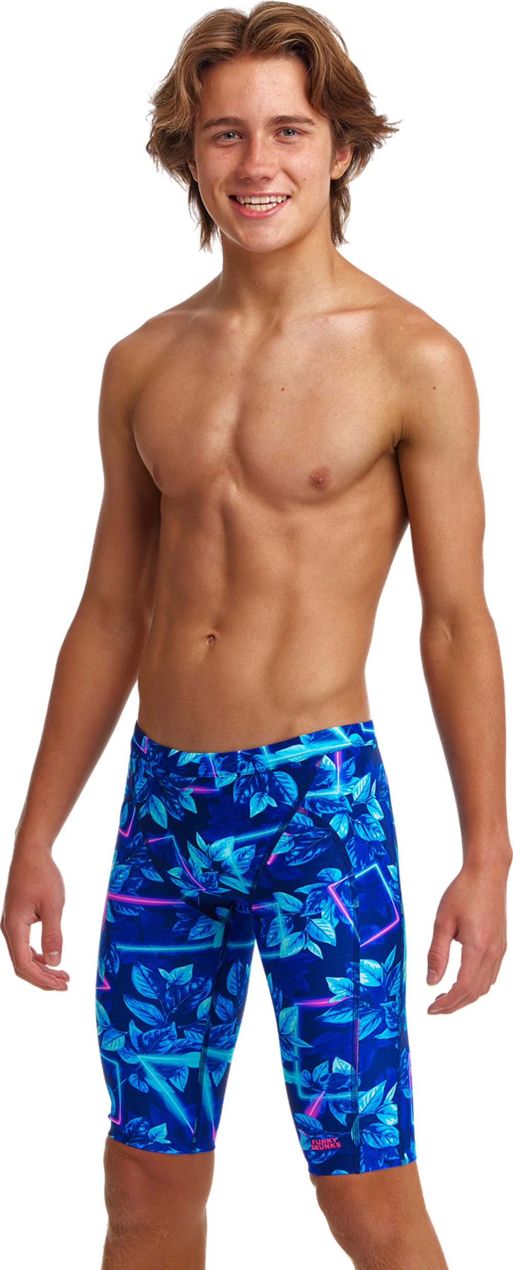 Джаммеры FUNKY TRUNKS Boys Training Jammers Leaf Laser