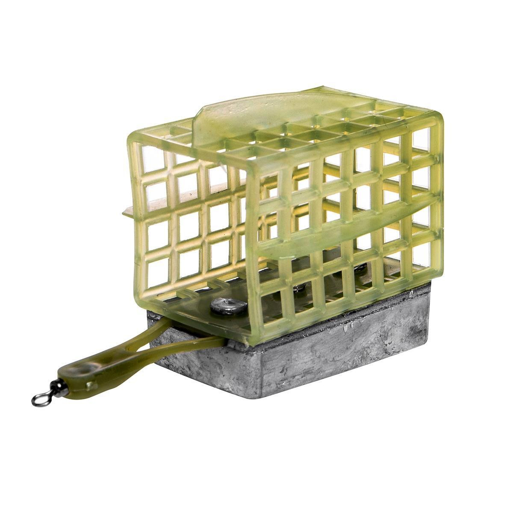 Кормушка Premier Fishing пластик квадрат  140гр (дно+стабилизаторы) КВ-40ПП
