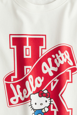 H&M Футболка с принтом, белый