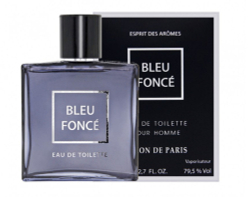 Новая заря BLEU FONCE 80ml. Темно-синий туалетная вода для мужчин