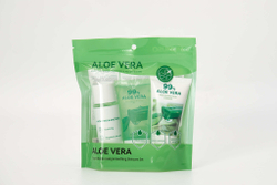 Набор для ухода за лицом Mumuso с алоэ вера — тонер, гель и очищающее средство