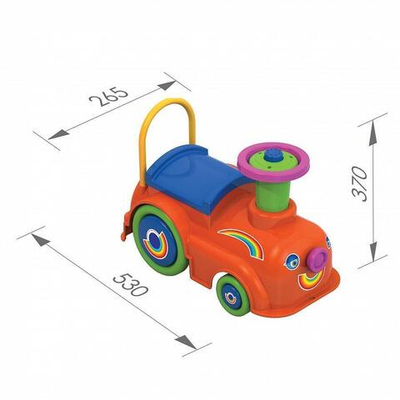 Толокар Экспресс"Радуга" (инд. упакет ) (Нордпласт)