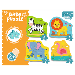 Puzzle "Baby Classic" - Animals on the safari / Trefl Baby