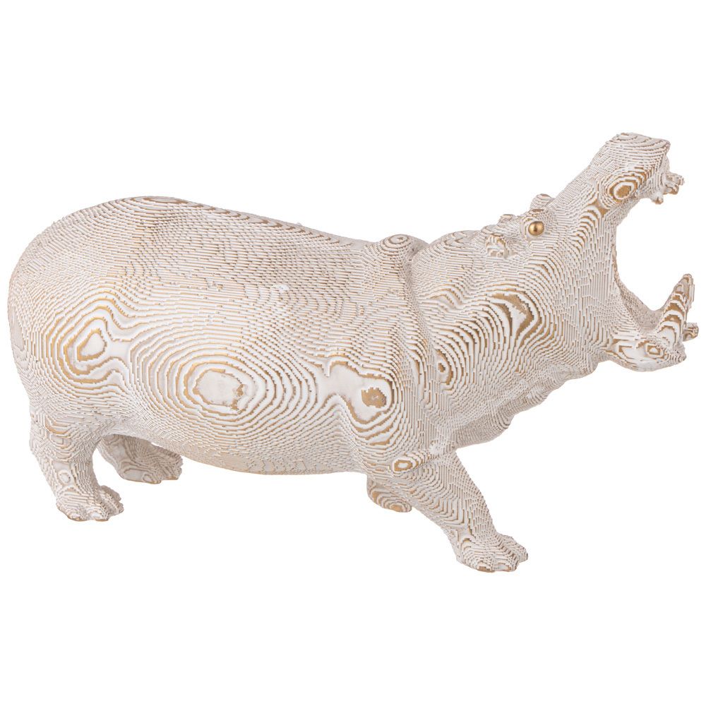 ФИГУРКА ДЕКОРАТИВНАЯ "БЕГЕМОТ" 25,5Х9,6Х15,5 СМ