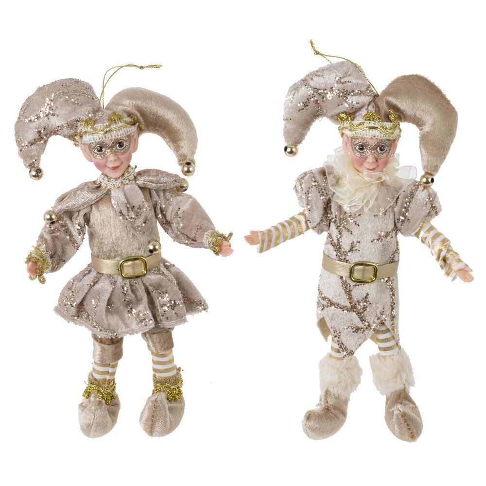 GAEM Игрушка набивная подвесная "Эльф", L13 W5 H26 см, 2в.