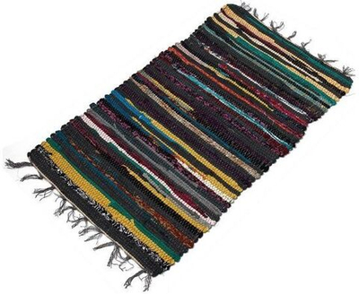 Коврик универсальный интерьерный "Вологодский" 45х80см, пестрый, хлопок, ручная работа, 20049 Vortex