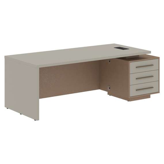 Стол руководителя с тумбой VCT 2290(R)  2200х900х750 VELION