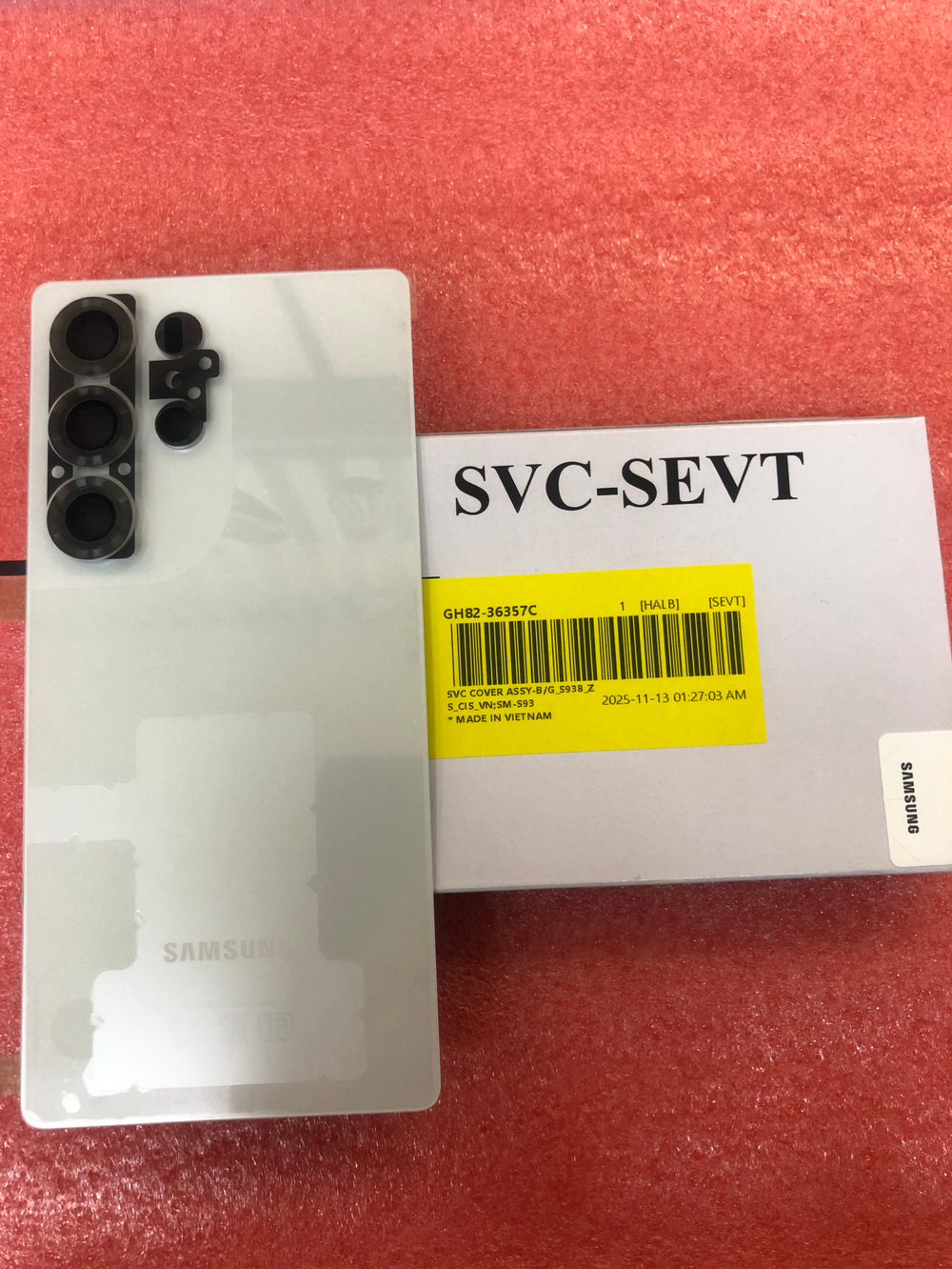 Задняя крышка для Samsung Galaxy S25 Ultra (S938) Оригинал