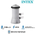 Фильтр-насос для бассейна с картриджем типа A, 2006 л/ч, 220-240V, 28604 INTEX