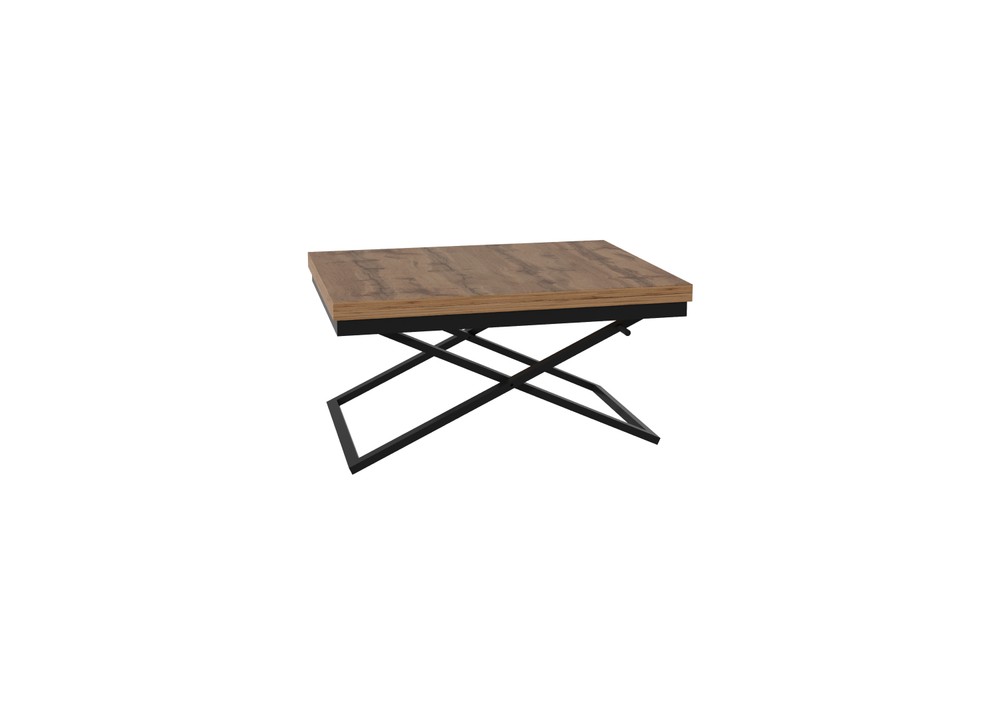 Стол-трансформер ГЗМИ Орфей 1, чёрный/дуб вотан