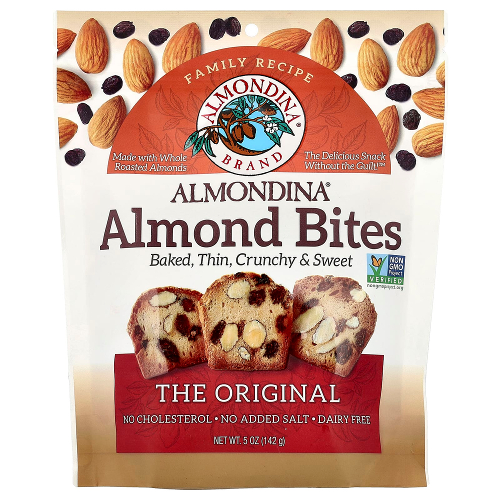 Almondina, Almond Bites, The Original, 142 г (5 унций)