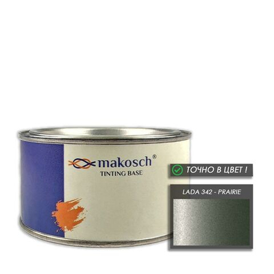 Автоэмаль makosch/LADA 342, Базовая эмаль, зеленый, перламутр, 200мл.