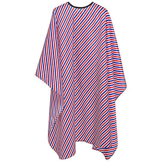 Парикмахерская накидка Harizma, 140х160см, диагональные полосы (h10872B)