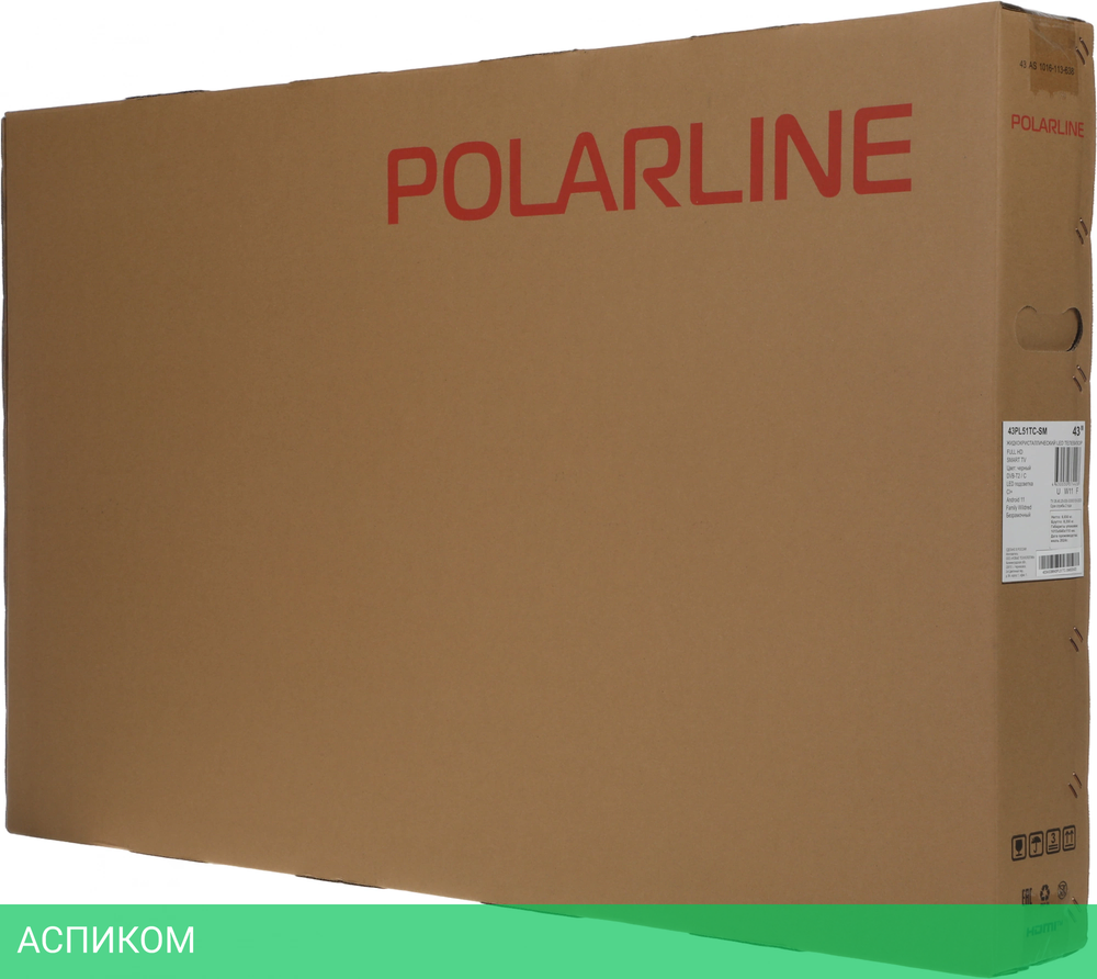 Телевизор LED PolarLine 43" 43PL51TC-SM