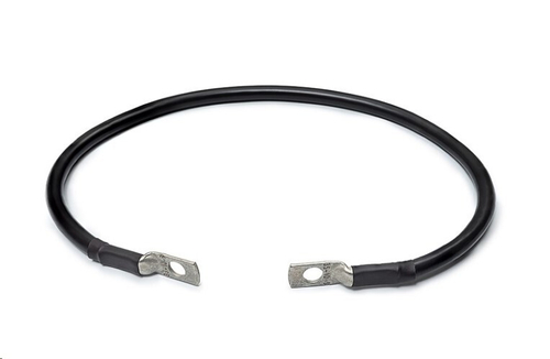 Клеммы аккумулятора  перемычка-наконечник  /длина провода 65 см, сечение 35 мм.кв./ 12-24V европейский стандарт (CARGEN)