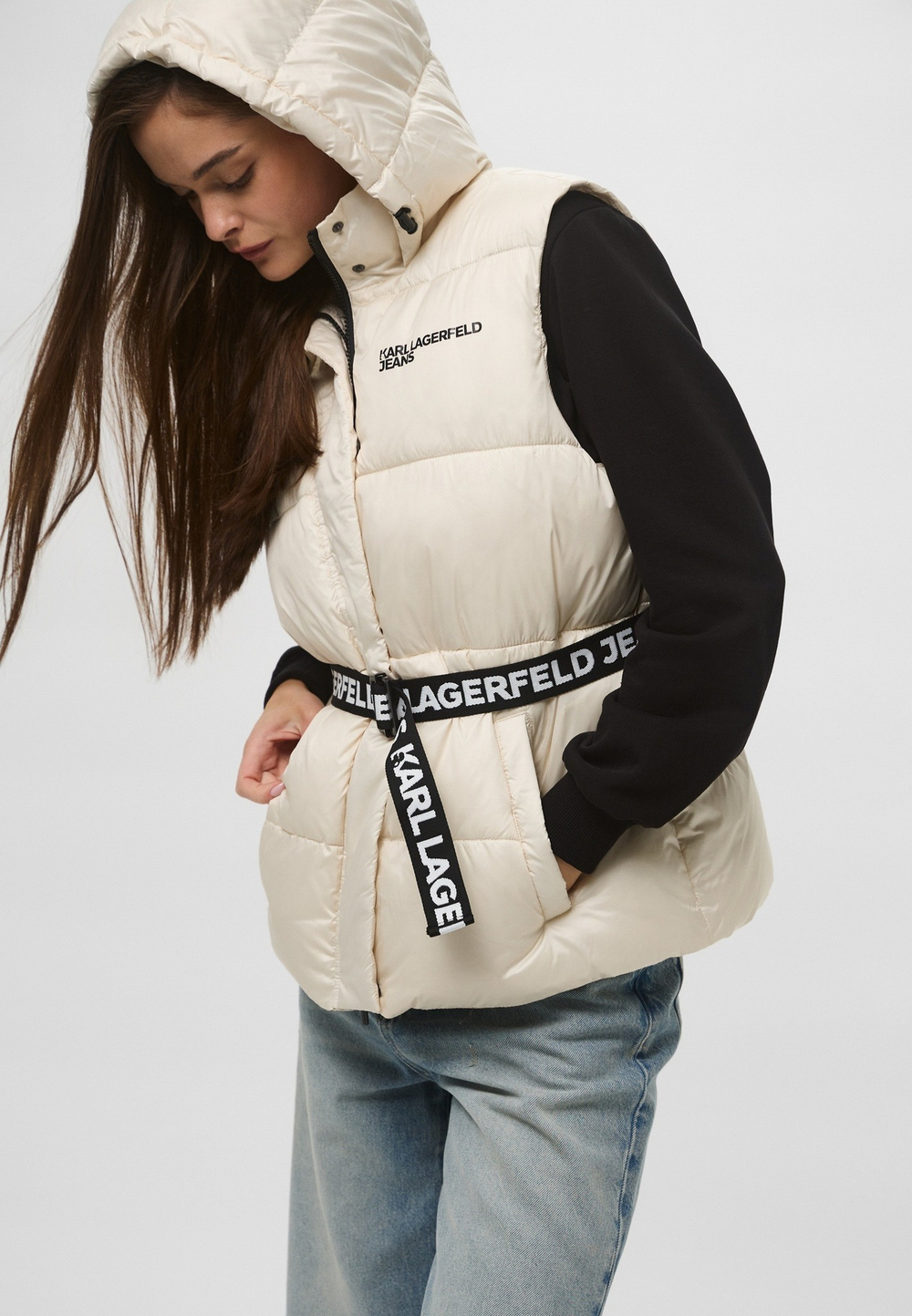 Жилет утепленный женский KARL LAGERFELD JEANS