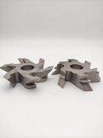 9Т-Н-40 Комплект фрез для имитации бруса шип/паз трапеция 160 х 40 Z = 6 HSS (Лицом вниз) RED SAMURAI