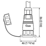 Разъем водонепроницаемый, 5 контактов (10236253)