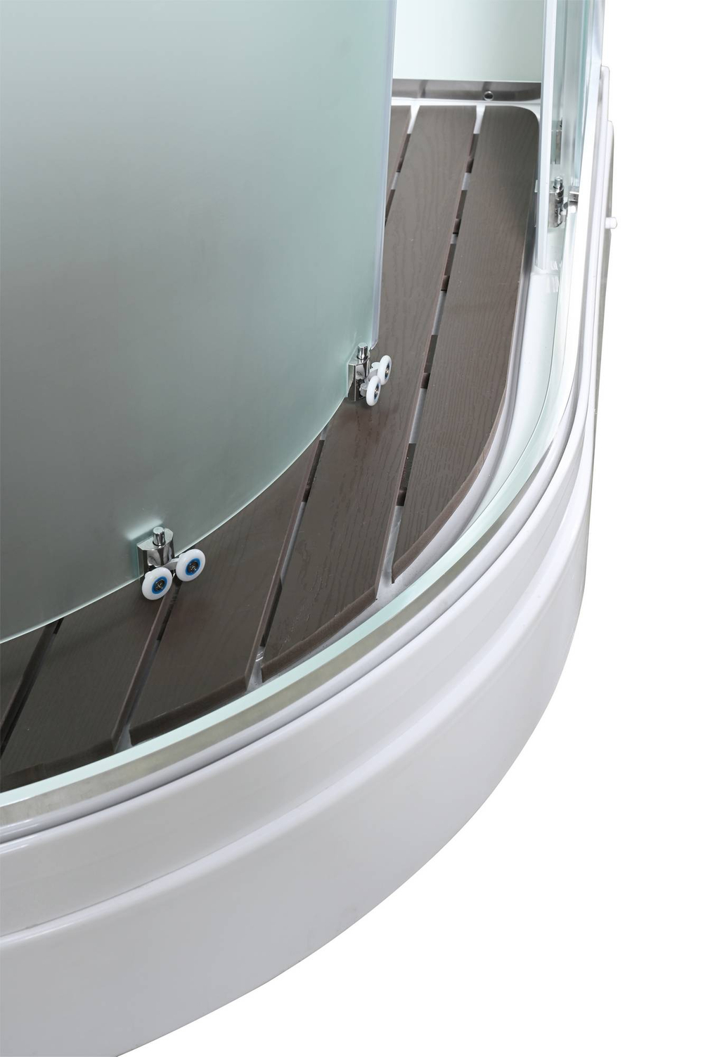 Душевая кабина AvaCan (АваКан) EM2011LEDnew с низким поддоном, с ГМ, с электрикой и Led освещением, 110х110х220