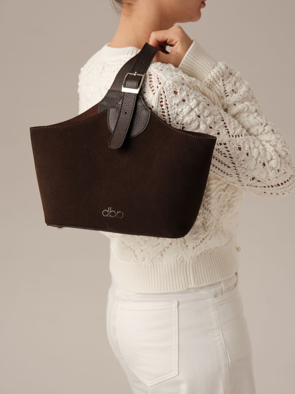 Замшевая сумка DBR Provence 31398 темно-коричневый