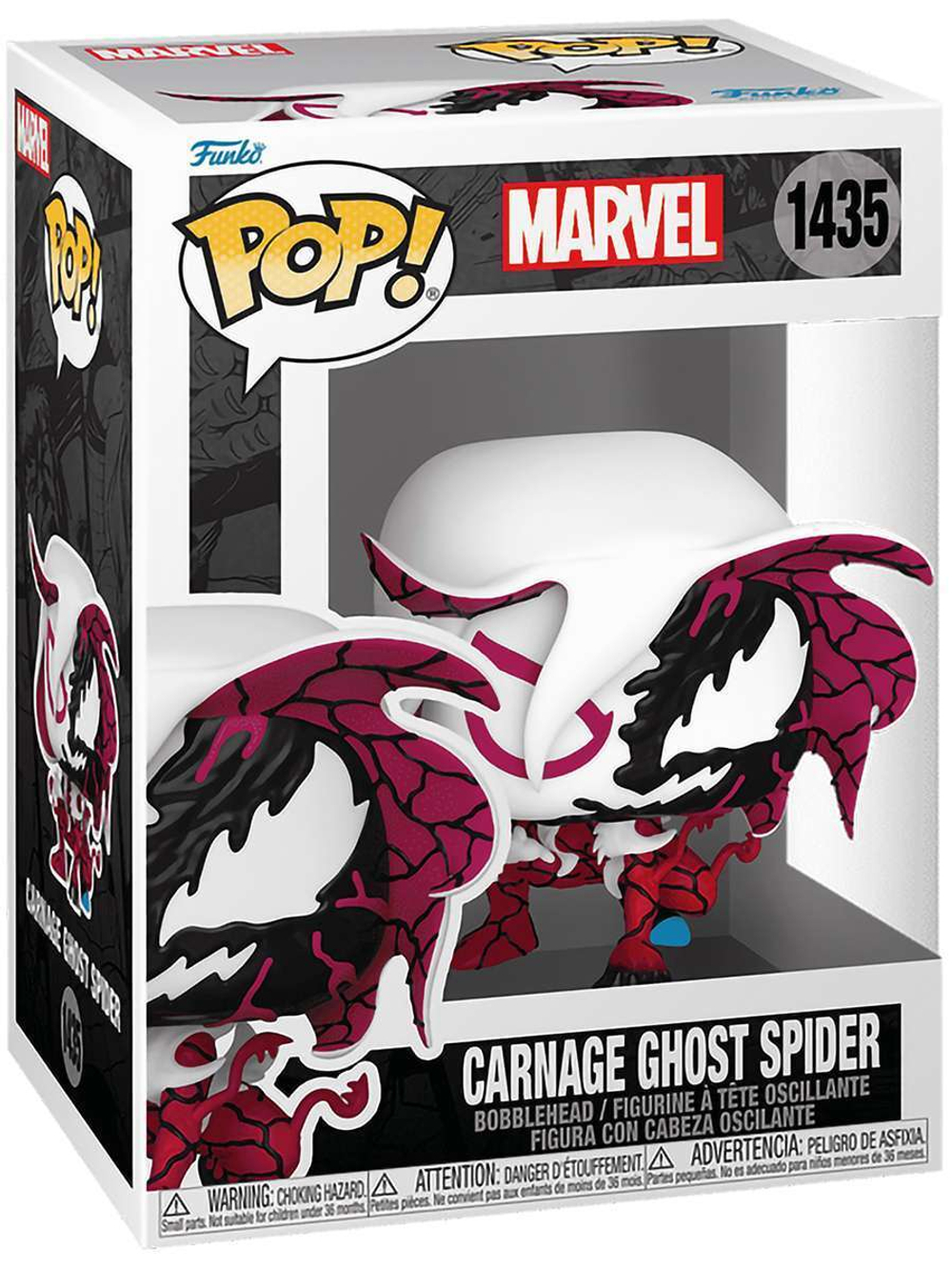 Фигурка Funko POP! Bobble Marvel Carnage Ghost Spider (1435) 82645