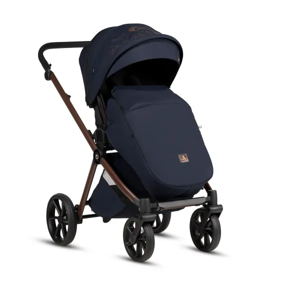 Коляска 3 в 1 Tutis Mio 3+ Limited Edition Midnight Swallow
