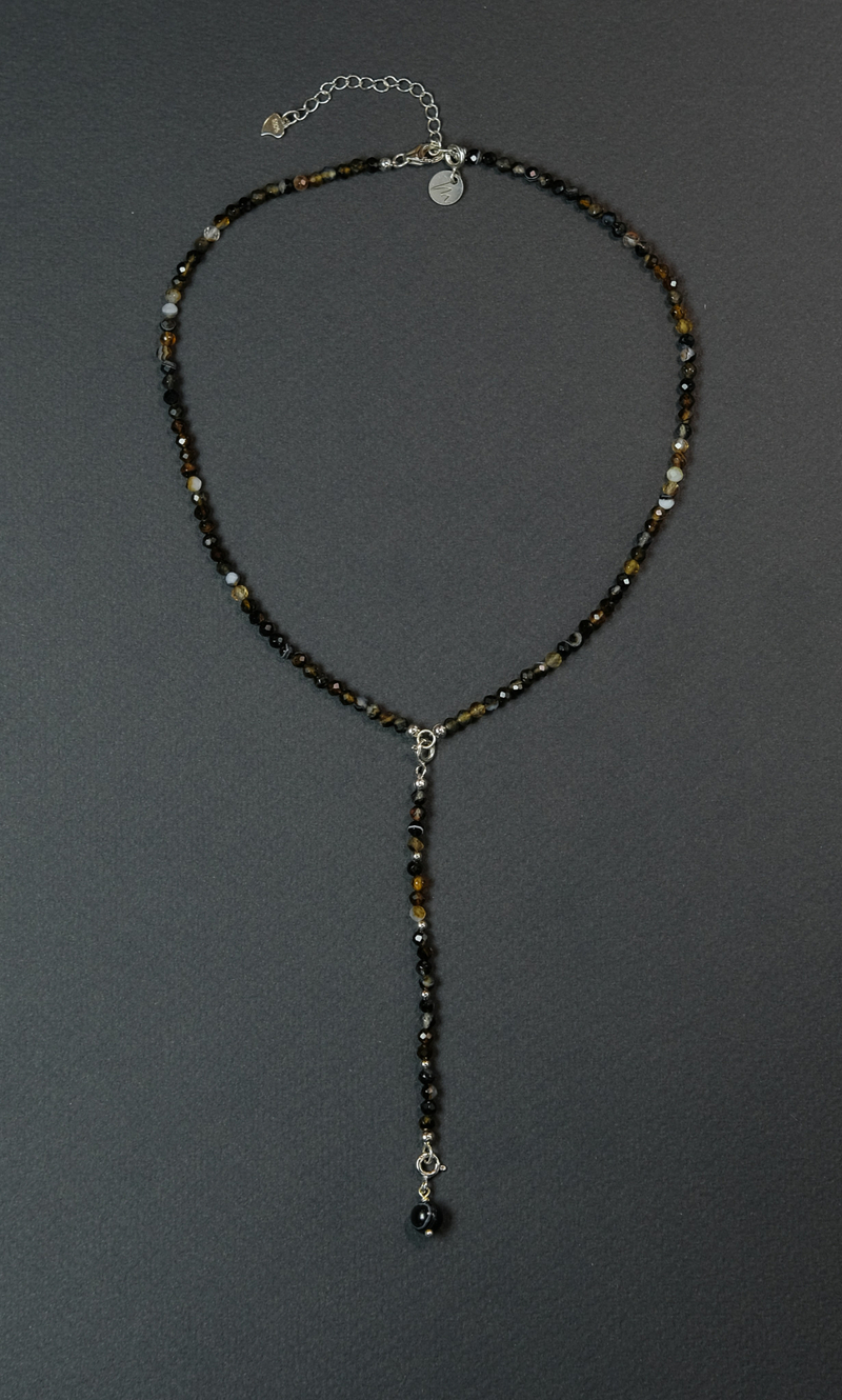 Колье Сотуар "Memo about Health" из агата