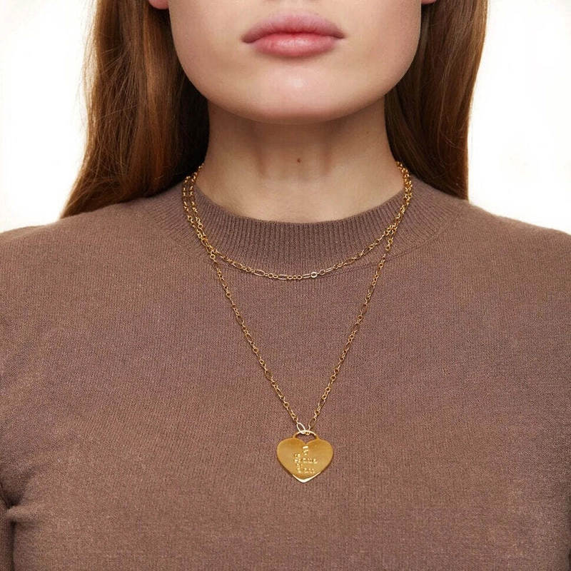 Подвеска Я Люблю Тебя – Золото