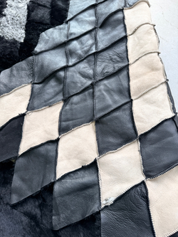 Покрывало меховое ковер из шкуры овчины